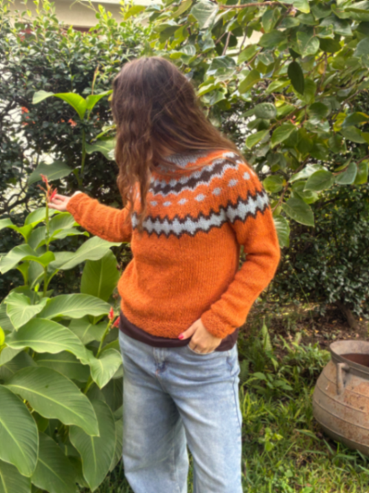 Llama fibre sweater 1