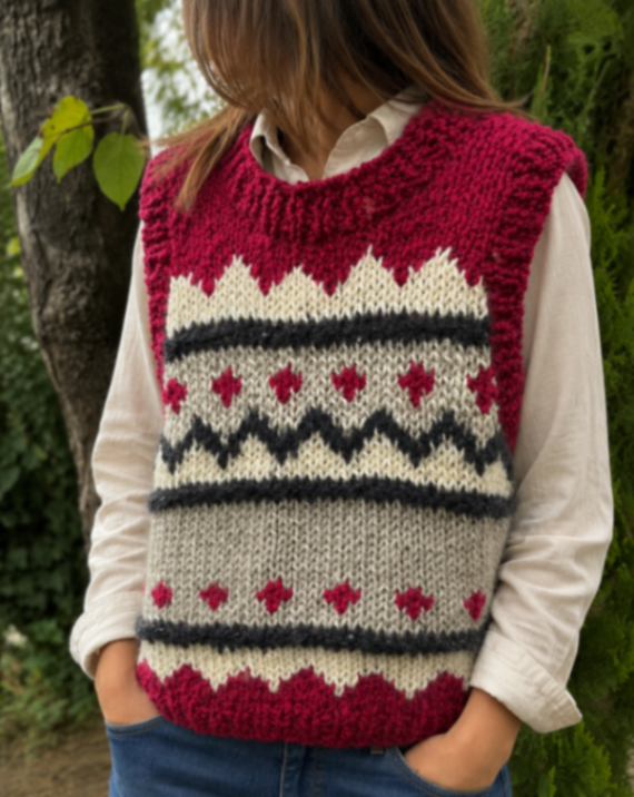 Patterned waistcoat 1