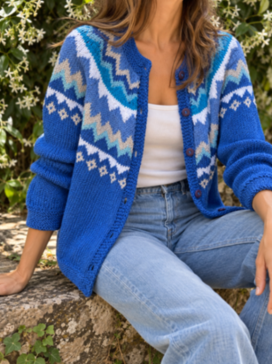 Saco azul algodón 1